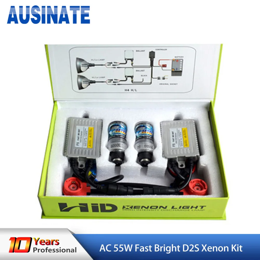 D2S D2C ксеноновая лампа F5 AC 55W 12V HID kit 4300K 5000k 6000K 8000k для авто hid kit|xenon lamp|hid kitd2s xenon lamp |