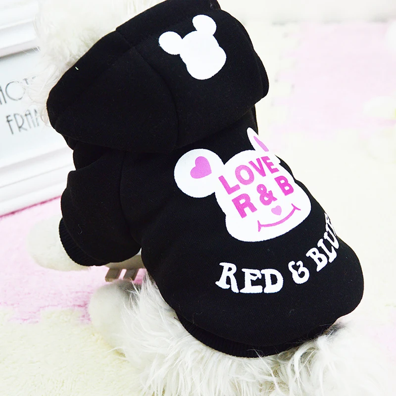 Одежда для собак классическая одежда маленьких куртка с капюшоном щенков