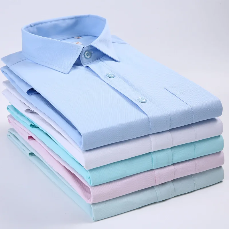 Мужские летние приталенные повседневные рубашки с коротким рукавом в клетку Chemise