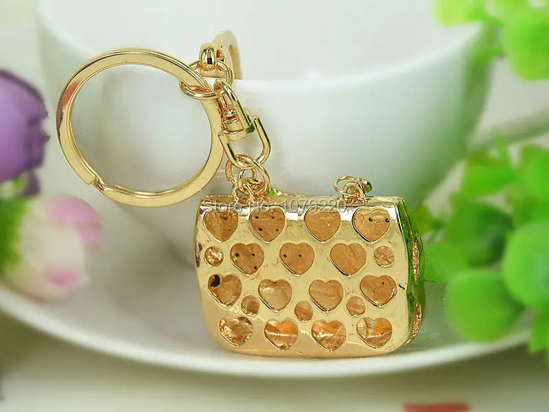 Красная сумочка модная красота брелок подвеска со стразами ювелирные изделия