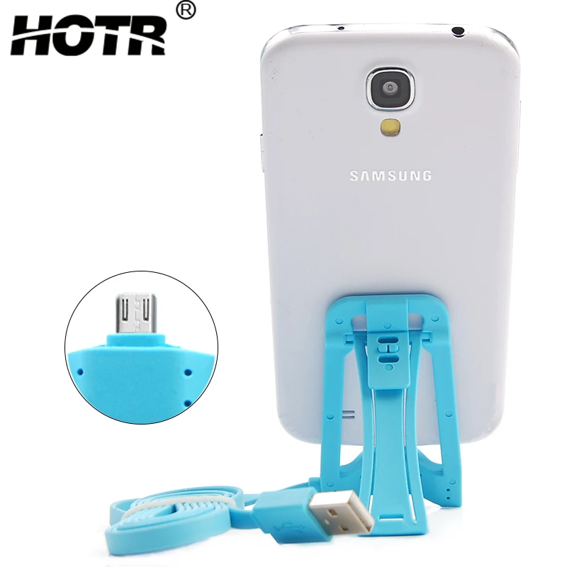 Hotr Android IOS зарядный держатель док станция Mirco usb кабель подставка для брекетов