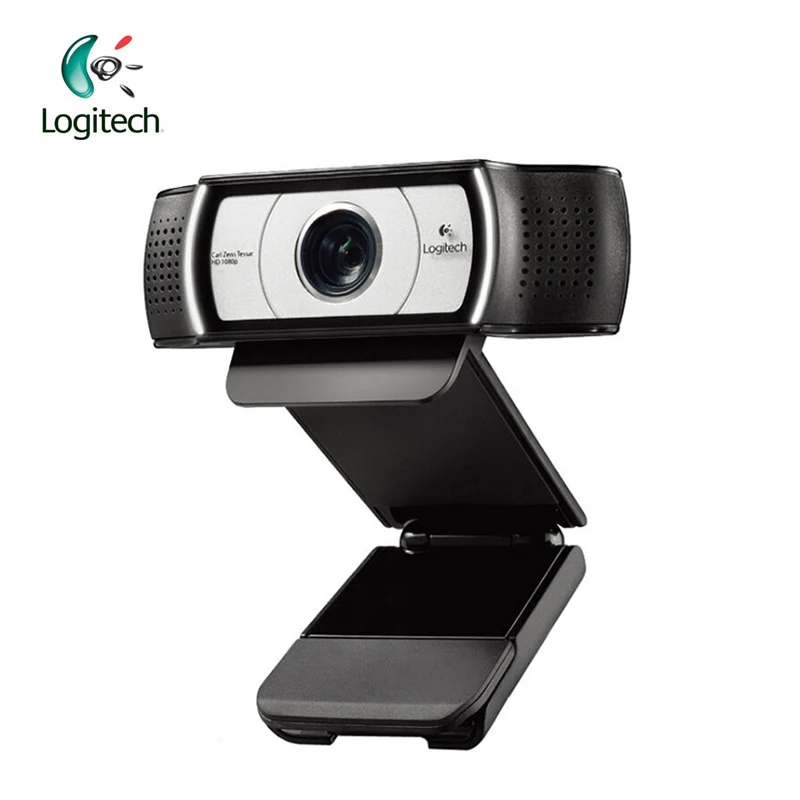 Веб-камера Logitech C930C с сертификацией Garle Zeiss Lens Certification, разрешением 1920*1080 HD и поддержкой цифрового зума 4Time для официальной проверки на ПК.