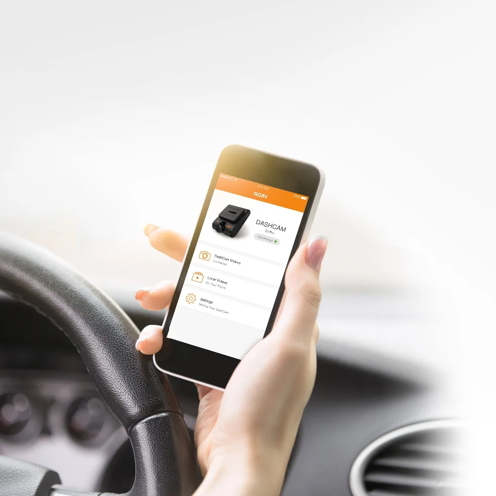 Roav по Anker Dash Cam C1 Pro 2K Разрешение Встроенный gps/Wi-Fi 2," ЖК-дисплей 4-канальная широкоугольный объектив для камер заднего вида G-Сенсор WDR(широкий динамический диапазон) петля Запись