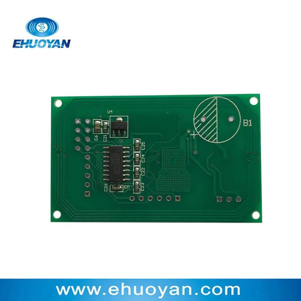 EHUOYAN/13,56 MHz 14443 A Rfid NFC считыватель/Писатель модуль RS232 3,0-5,0 V YHY522R SDK+ 2 метки