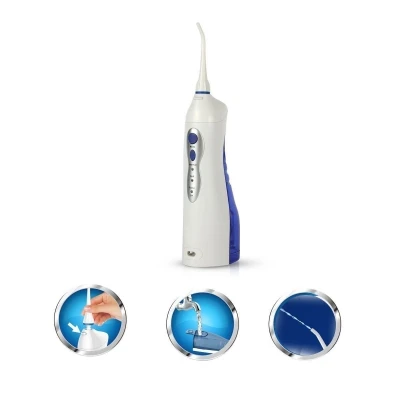 USB Rechargeable Water Flosser Cordless Oral Irrigator With 3 Cleaning Modes 2 Interchangeable 360-Degree Rotating Nozzle | Бытовая