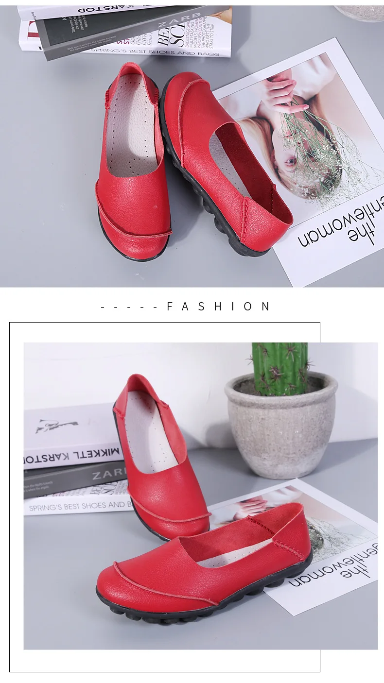 Women Flats Shoes Woman New Moccasins Loafers Women Casual Shoes Genuine Leather Fashion Classic Driving Woman Footwear