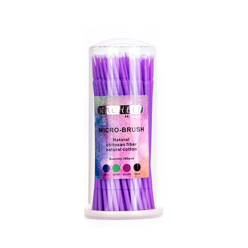 Eyewin 100 шт./упак. прочный Micro одноразовые микрометрические brushinterdental щеточка для ресниц снятия туши микро щетки