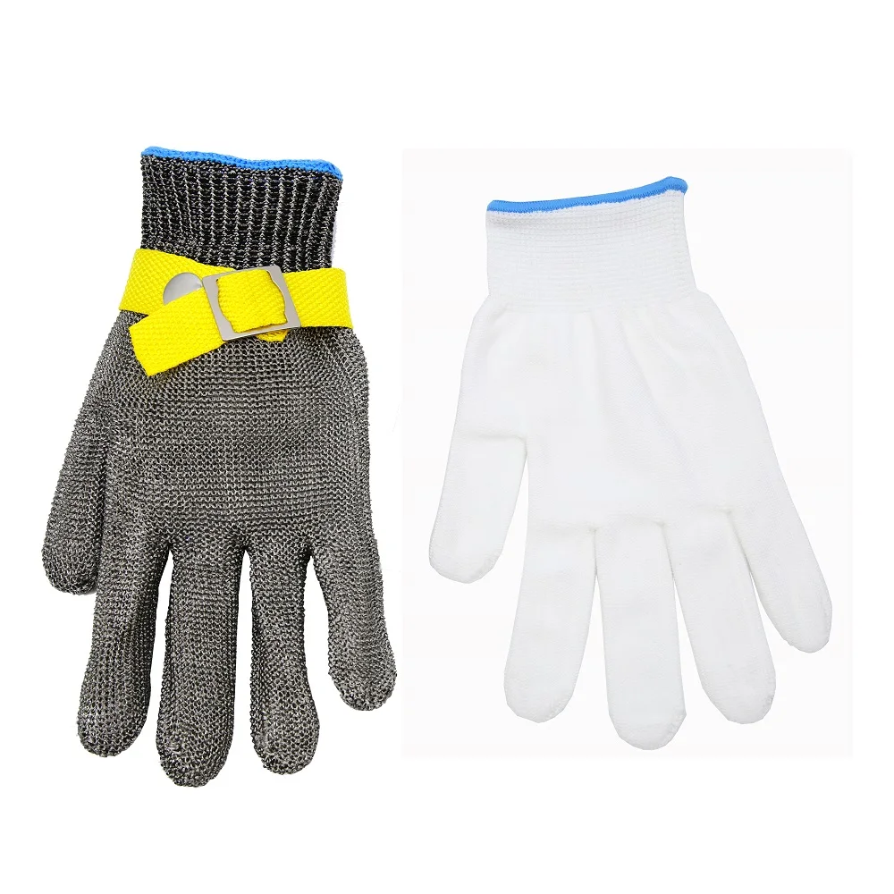 10 шт./лот безопасная перчатка для здоровья устойчивая к ударам из нержавеющей