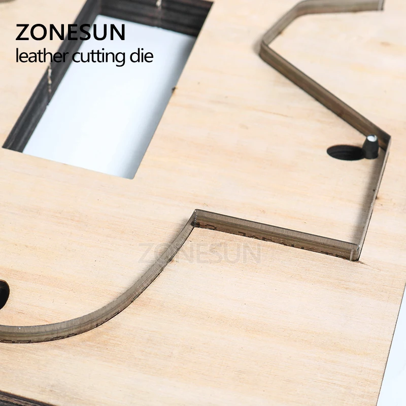 ZONESUN Z101 изготовленный на заказ высекальный штамп для кожи лазерный нож