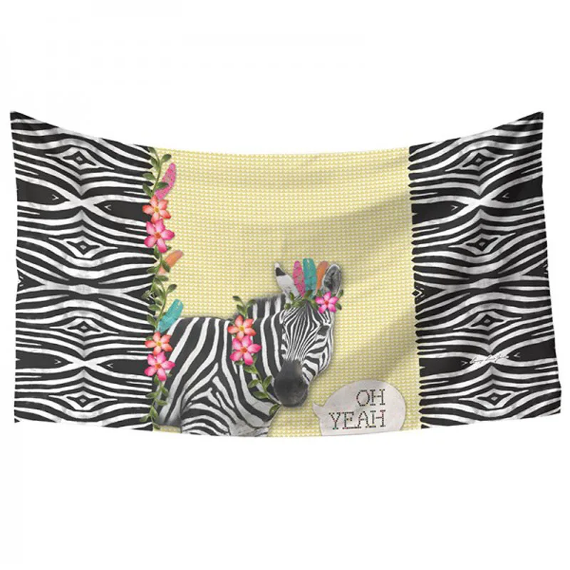 New Fashion Design Personalized Custom High Quality Soft TR Cotton Scarf Women Animals Print Series Wrap 180*90 cm |