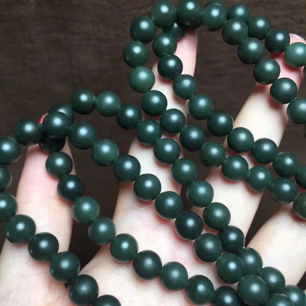 Hetian jade green first grade fine material bracelet hb6# | Украшения и аксессуары