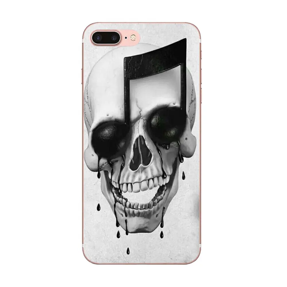 For Xiaomi Mi3 Mi4 Mi4C Mi4i Mi5 Mi 5S 5X 6 6X A1 Max Mix 2 Note 3 4 TPU Protective Pouch Poker Skull Tatoo | Мобильные телефоны и
