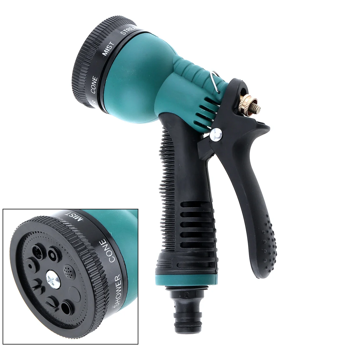 Multifunction High Pressure 7 Pattern Nozzle Water Gun with Telescopic Pipe Press Type Switch for Car Vehicle Garden Cleaning |