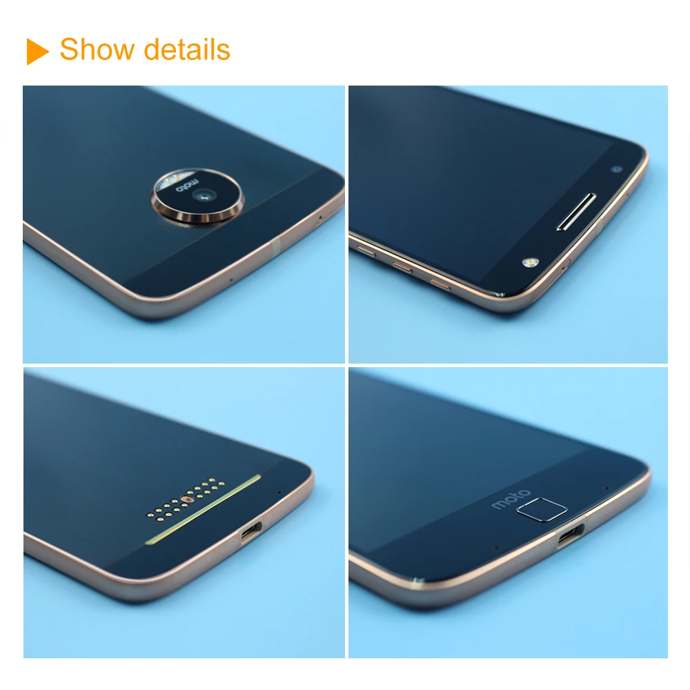 Оригинальный Motorola MOTO Z XT1650 05 Snapdragon 820 5 дюймов 2560X1440 2 К 4G B Оперативная память 6
