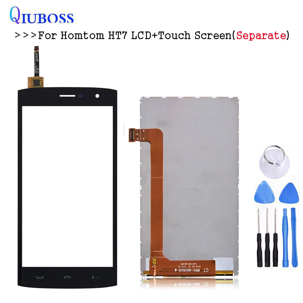 Для смартфона HT7 ЖК дисплей с сенсорным экраном дигитайзер для HT 7 HOMTOM LCD