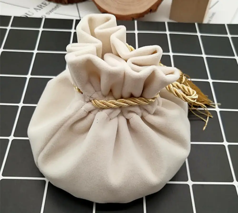 Kawaii 12x17 см Бархатный подарок мешочки с завязками Подарочная сумка для ювелирных - Фото №1