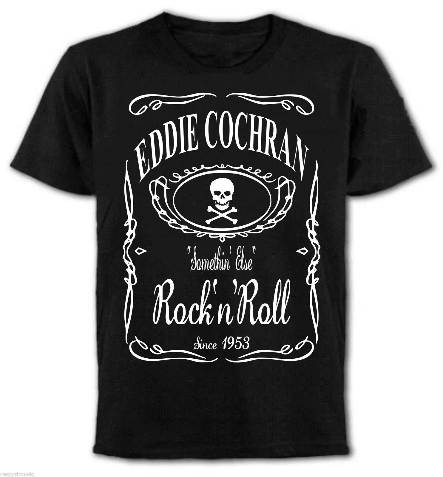 Мужские EDDIE COCHRAN футболка 'SOMETHIN' ELSE' рок н ролл|Мужские футболки| |