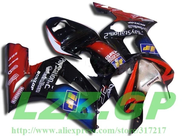 

Free custom fairing kit FOR KAWASAKI NINJA ZX 6R 636 03 04 ZX-6R 03-04 ZX6R 2003 2004 ZX 6R 03 04 fairings FD4 LZZ.GP