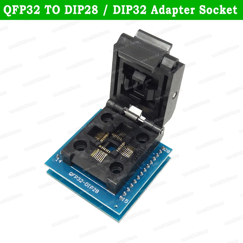 Адаптер TQFP32 QFP32 LQFP32 на DIP28 поддержка разъема ATMEGA8 серии TL866A TL866CS чип