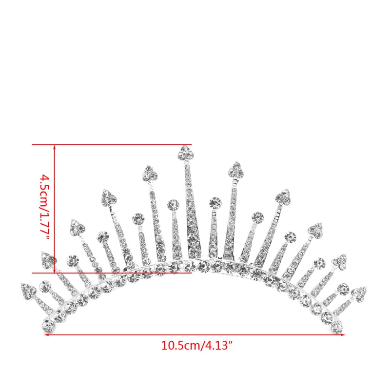 Увлекательная Свадебная заколка для волос Стразы вечеринки Свадебные