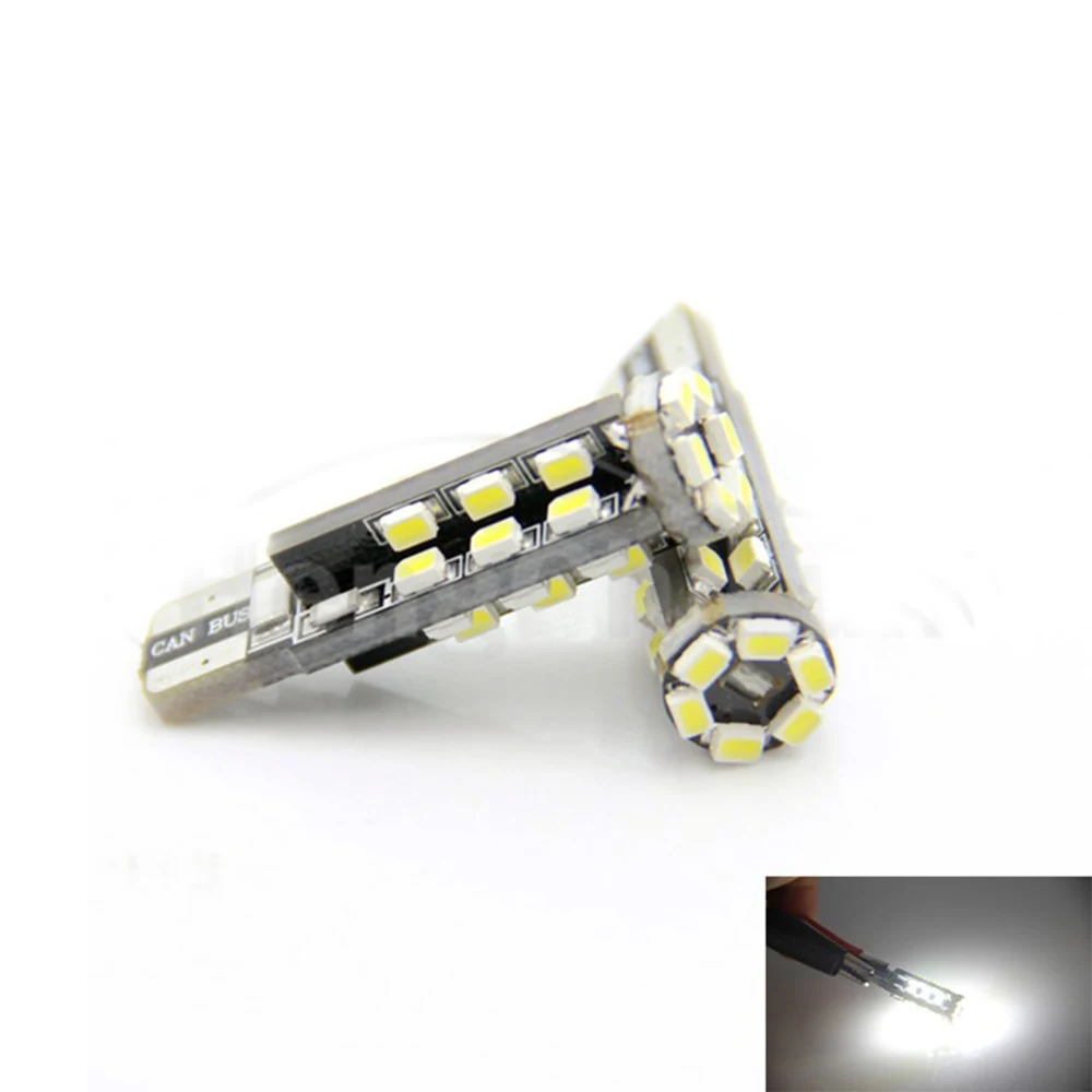 

YSY 10 шт./лот T10 194 168 30SMD Canbus без ошибок 30 светодиодных дверных фонарей светодиодные предупреждающие лампы для чтения с отменой