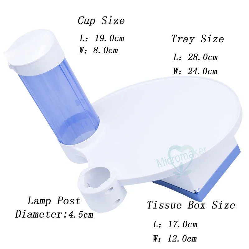 

Стоматологическое кресло поддон для скалера 3 в 1 одноразовый держатель для стаканов с бумажной салфеткой 45 мм