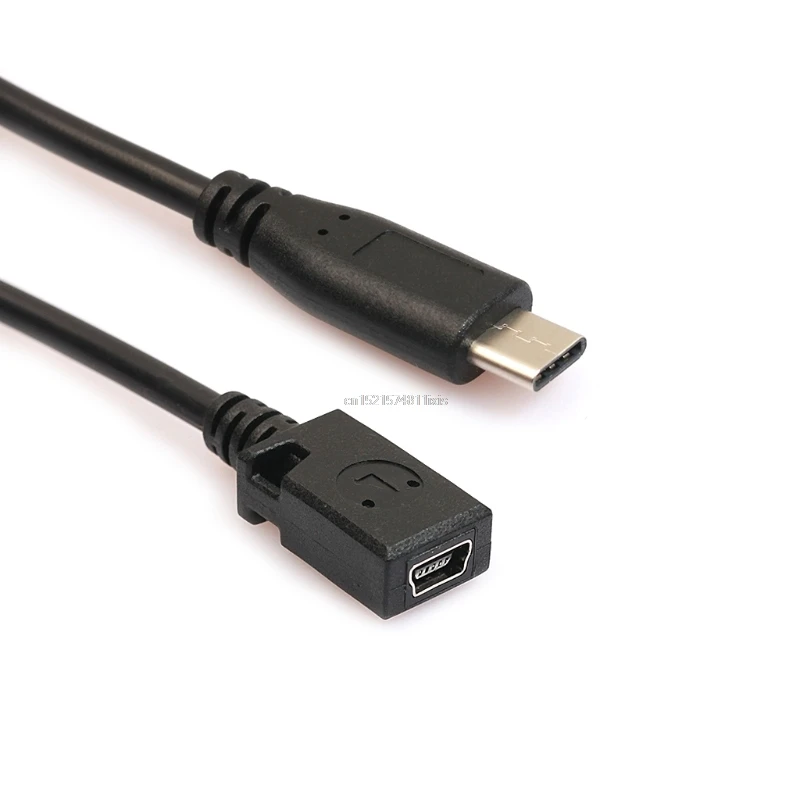 Новый Тип C USB 3 1 папа к Мини Женский зарядный кабель для передачи данных Nexus