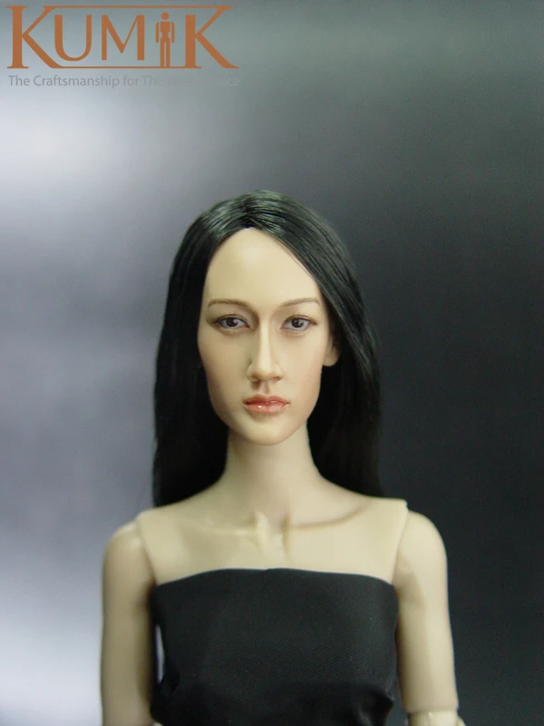 KUMIK 044 Мэгги Q Nikita 1/6 модель головы для 12 дюймовых Phicen горячие игрушки/Jodoll/Kumik