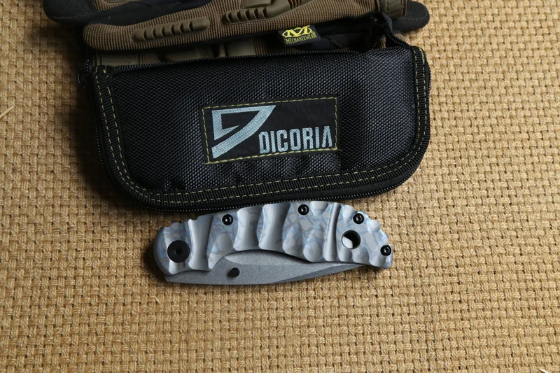 Dicoria ST RC тактический складной Ножи Титан ручка S35vn Лезвие Отдых Охота Открытый