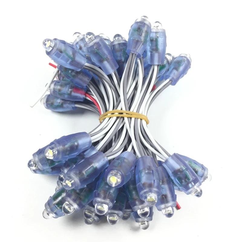 DC 5V 12mm LED Pixel Module Waterproof IP67 Point Light for Letter Sign Advertising White/ Yellow/ Red/Green/Blue Color |