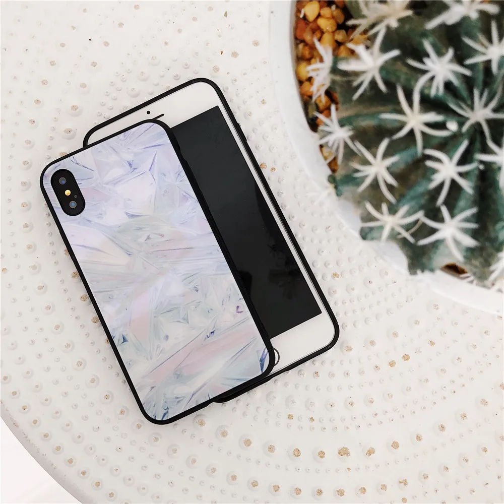 Чехол для телефона Iphone 8 Роскошные взрывозащищенные Blue Ray Стекло чехол IPhone Plus