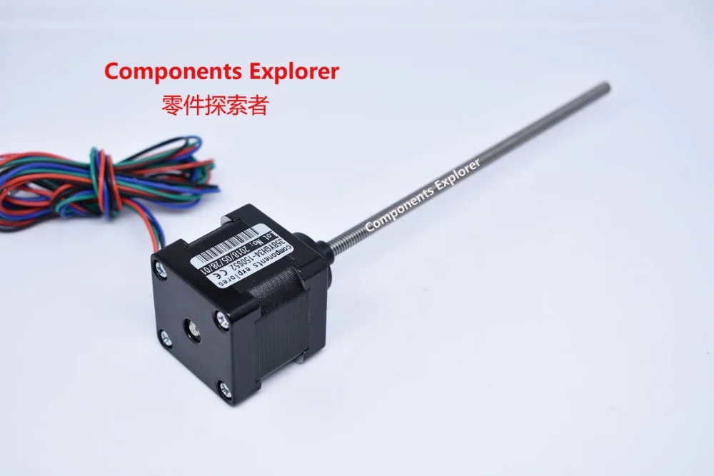 Nema14 Leadscrew шаговые двигатели 150 мм T5 * 2 винтовой стержень линейный шаговый
