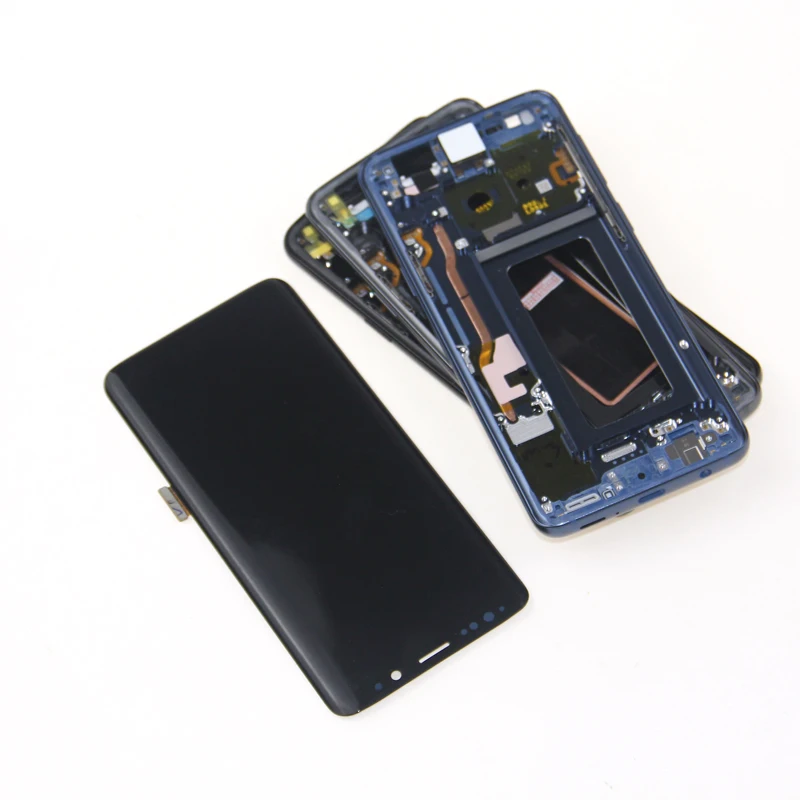 100% протестированный дигитайзер сенсорного ЖК экрана SAMSUNG Galaxy S9 + с рамкой G960 G965