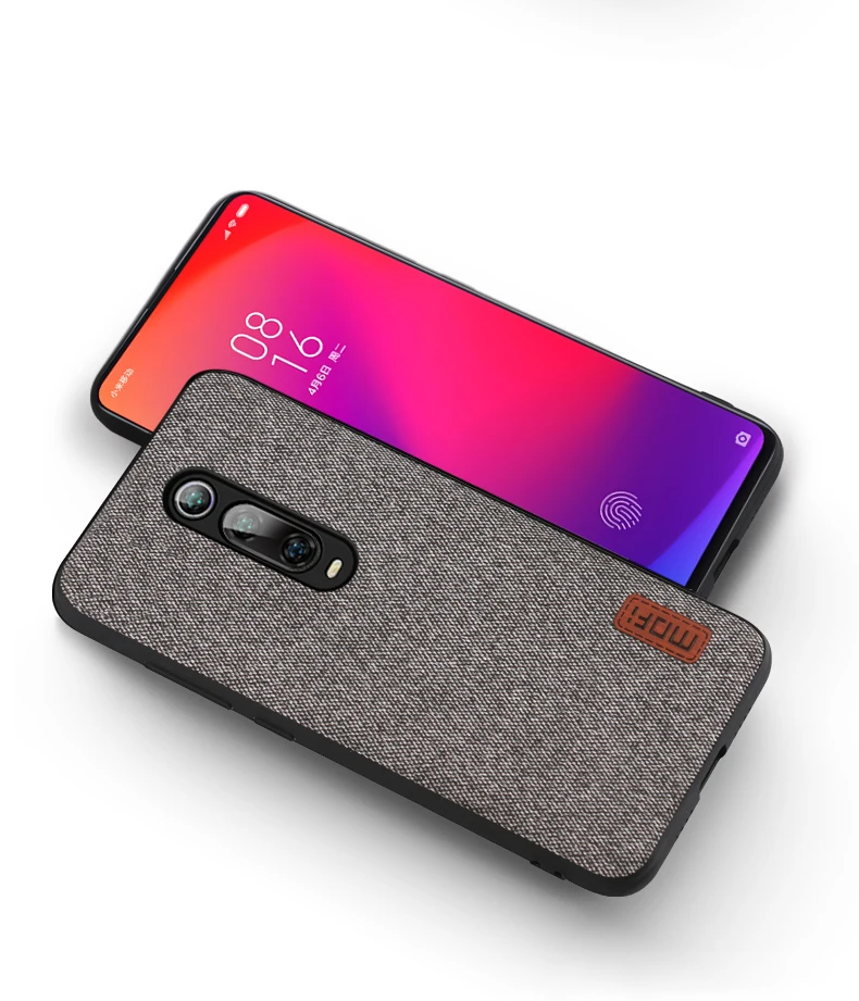 Для Xiaomi mi 9T Pro Чехол защитный тканевый силиконовый чехол для задней панели capas MOFi global mi 9T деловой чехол