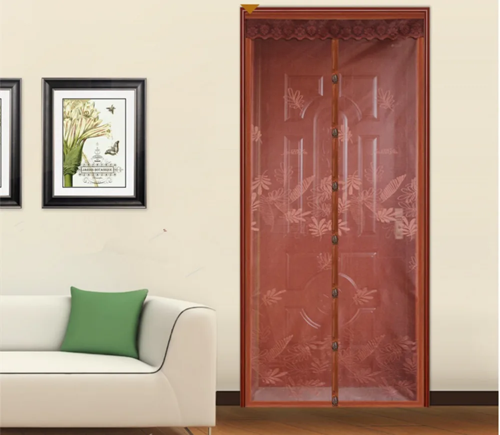 FUYA Новый Магнитный Волшебный дверной экран прозрачная дверная занавеска