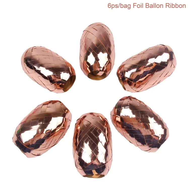 Balloon Ribbon 6pcs 6 шт. 18 дюймов радужные конфеты фольгированные шары круглый леденец алюминиевый воздушный шар из фольги День рождения украшения Дети Infaltable баллон - Цвет: Balloon Ribbon 6pcs
