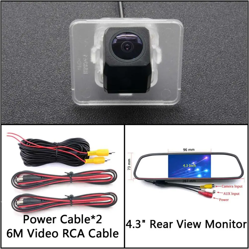 Cam N 4.3 Mirror Full HD резервная камера заднего вида для Kia Optima K5 Cerato K3 для hyundai i40 Sedan Автостоянка ЖК-зеркало монитор камера заднего вида - Название цвета: Cam N 4.3 Mirror