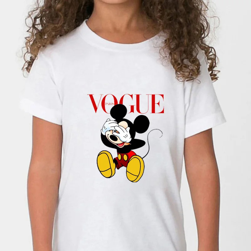 

DERMSPE Summer Fashion Lovely Trend Kids Children Girl Boys Cotton Print Short Sleeve Cartoon Clothes Tops Kids Baby T-shirt