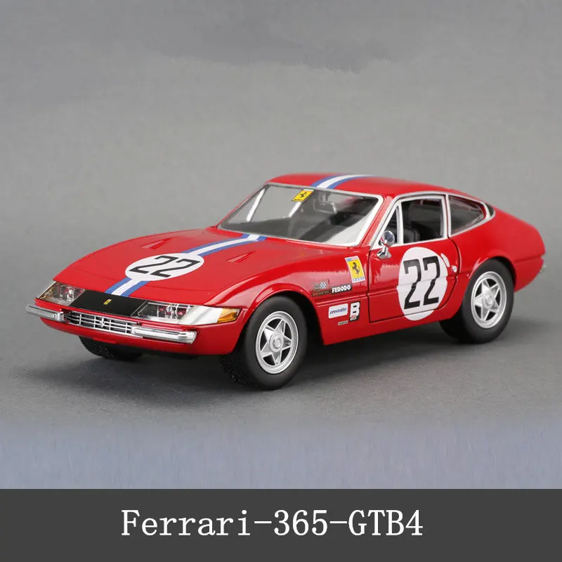 Bburago 1:24 Ferrari Roadster модель автомобиля литье под давлением Металлическая Модель Детская игрушка подарок коллекция автомобиля из искусственного сплава - Цвет: 365GTB