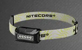 Nitecore NU10 налобный фонарь с широким диапазоном освещения светильник с USB Перезаряжаемый красный и белый светильник - Испускаемый цвет: Yellow