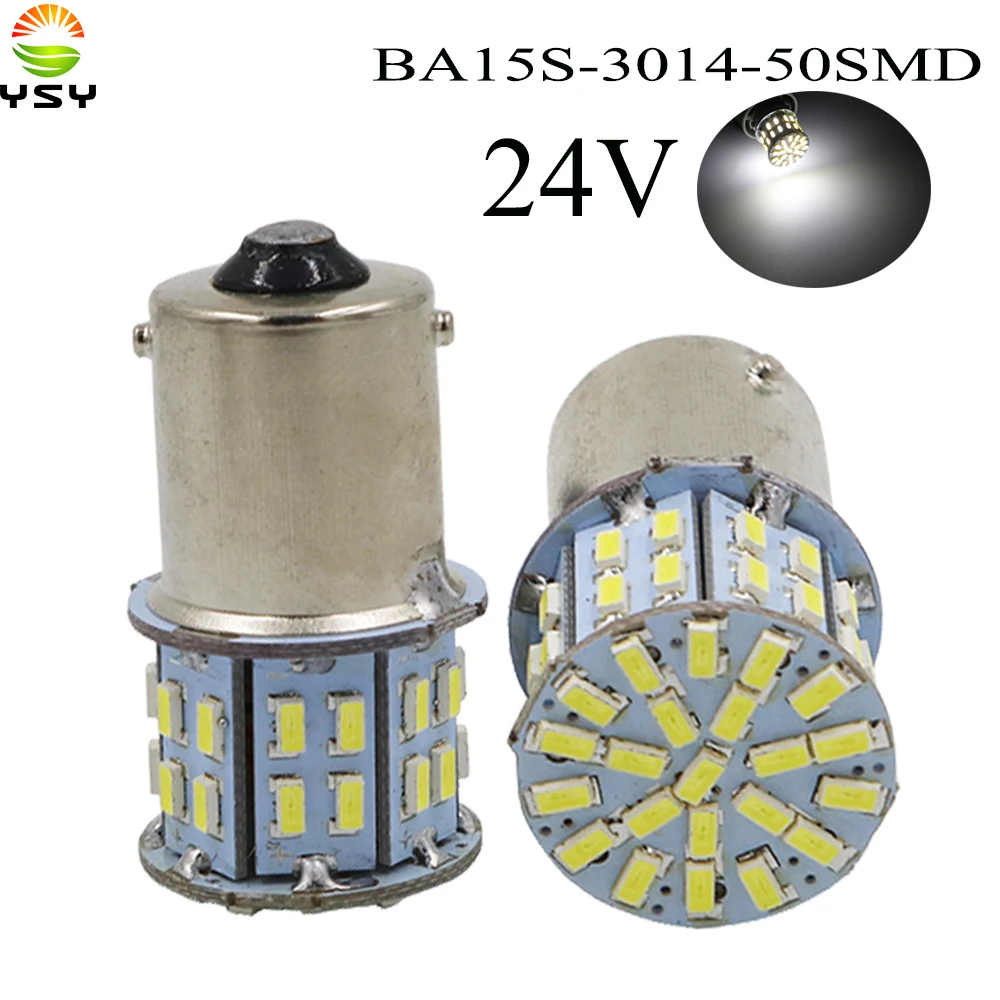 YSY 100X p21w 1156 1157 BA15S BAY15D 3014 50 Smd лампы для автомобильных указателей поворота стоп