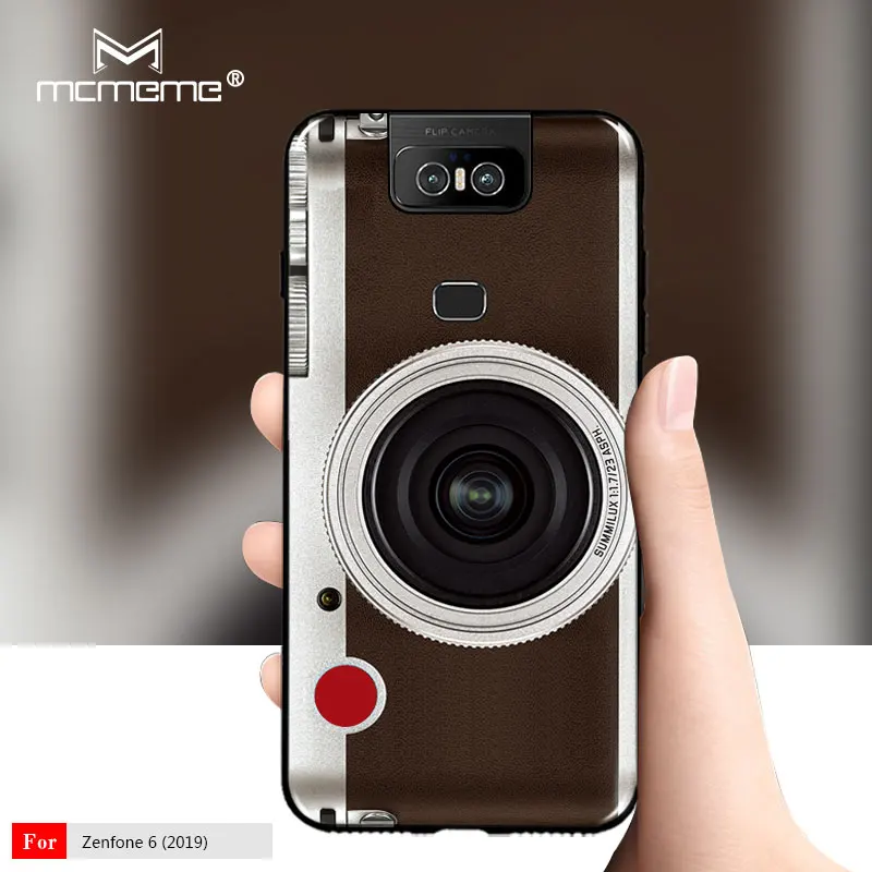 For Asus ZenFone 6 2019 ZS630kl case Retro Camera Cassette Tapes pattern Silicone Soft TPU Cover 6Z Cases |