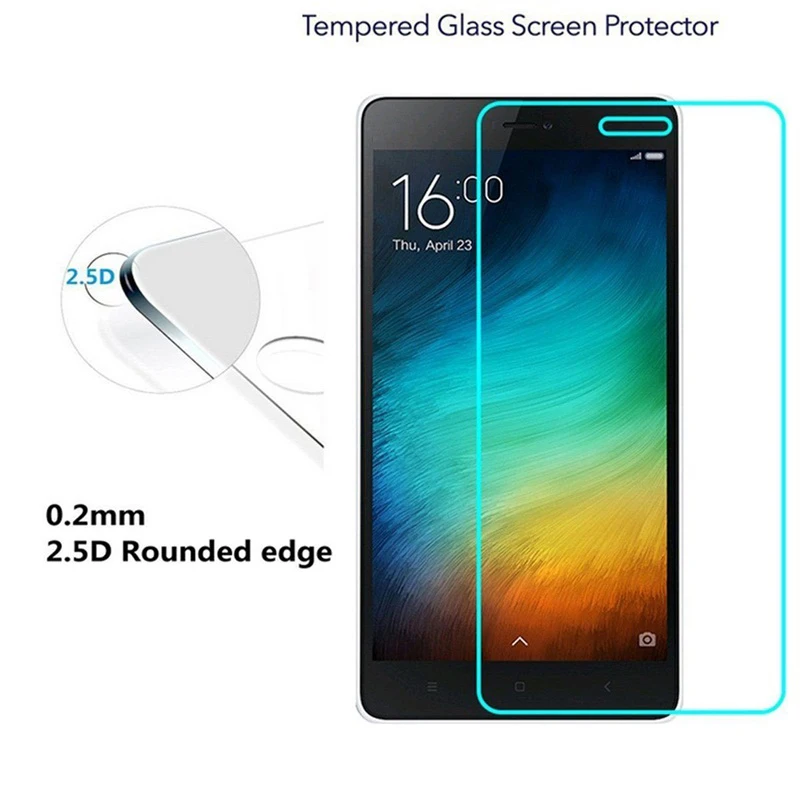 Чехол для Xiaomi Redmi Note 2 3 4 Pro Защитная пленка экрана из закаленного стекла защитная