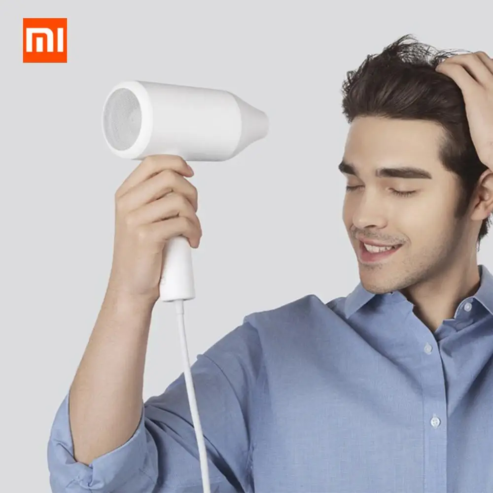 Профессиональный фен Xiaomi Anion, 1800 Вт, ручной, умный, низкий уровень шума, фен для дома, путешествий, фен, инструменты для укладки волос