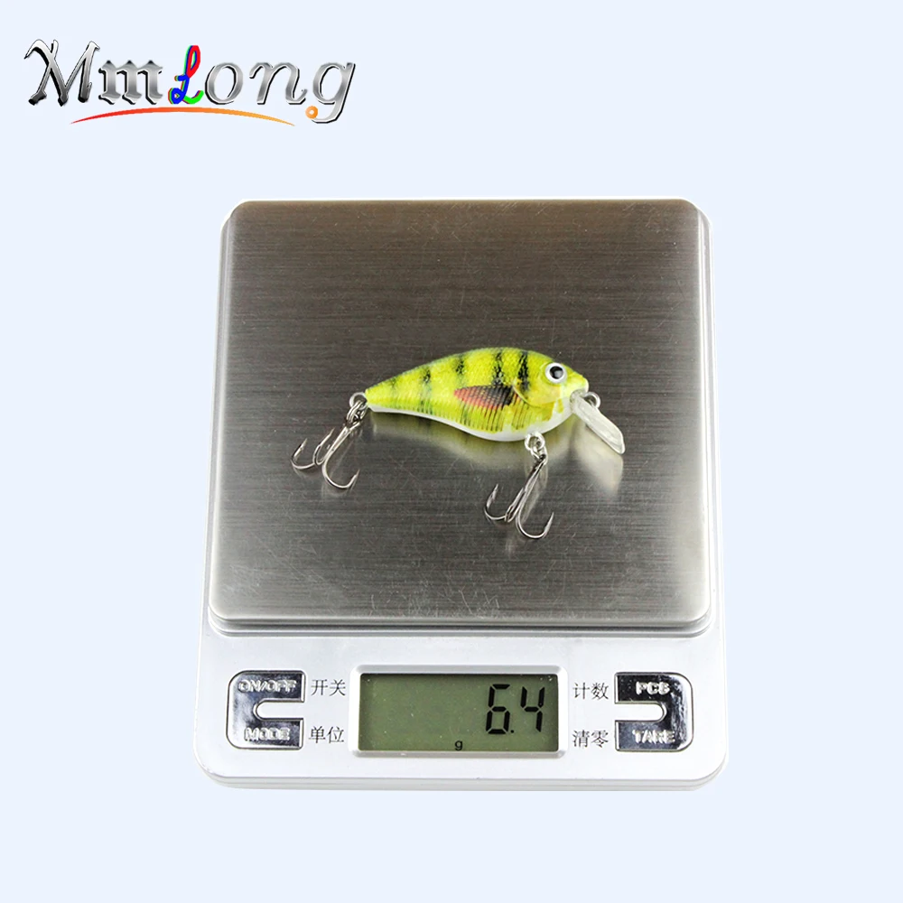 Mmlong 7.5cm Pike Fishing Lure Hard Crankbaits SAH08 6.4g Fake Lures Accessory Floating Wobbler Baits Fish Tackle Pesca | Спорт и