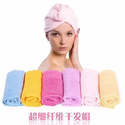 1 шт. микрофибры волосы Обёрточная бумага Полотенца сушки Для ванной Spa глава