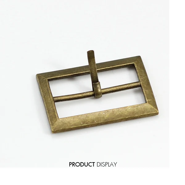 Металлическая Прямоугольная Античная бронзовая пряжка для ремня 37x27 мм сумок