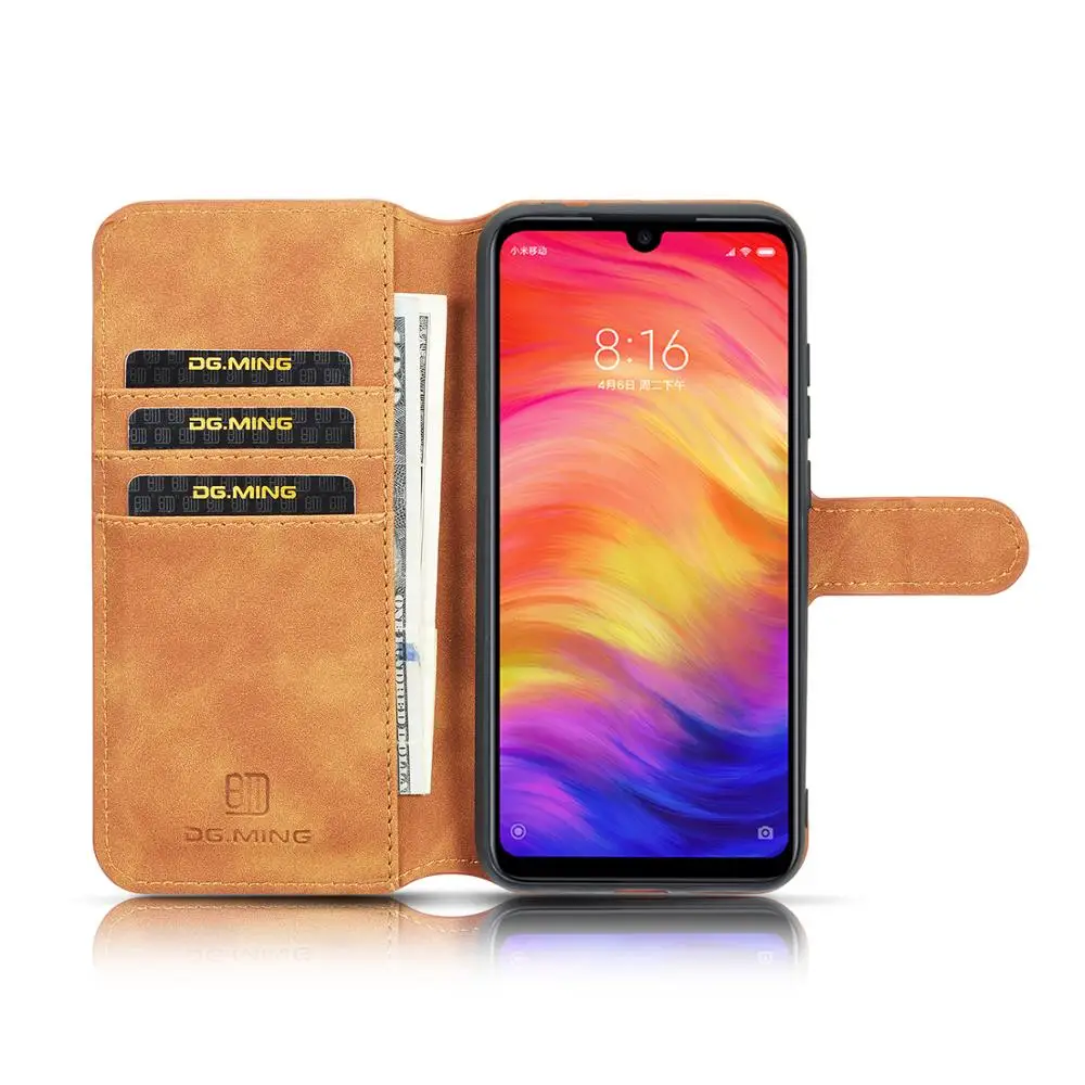 Винтажный Классический чехол кошелек DG.Ming из искусственной кожи для Xiaomi Redmi
