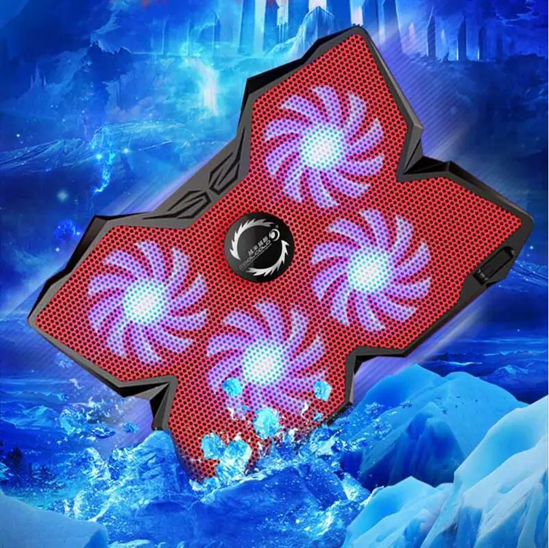 Ice Magic 2 кулер с 4 тишина вентиляторы светодиодный USB 0 охлаждающая подставка для