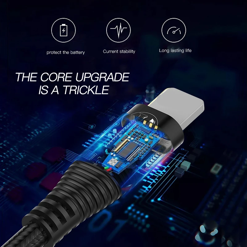 IPAKY USB кабель для iPhone кабель для мобильного телефона Синхронизация данных Быстрый зарядный кабель для iPhone X XR XS MAX 8 7 6 Plus iPad